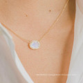 925 Sterling Silver Natural Moonstone Necklace